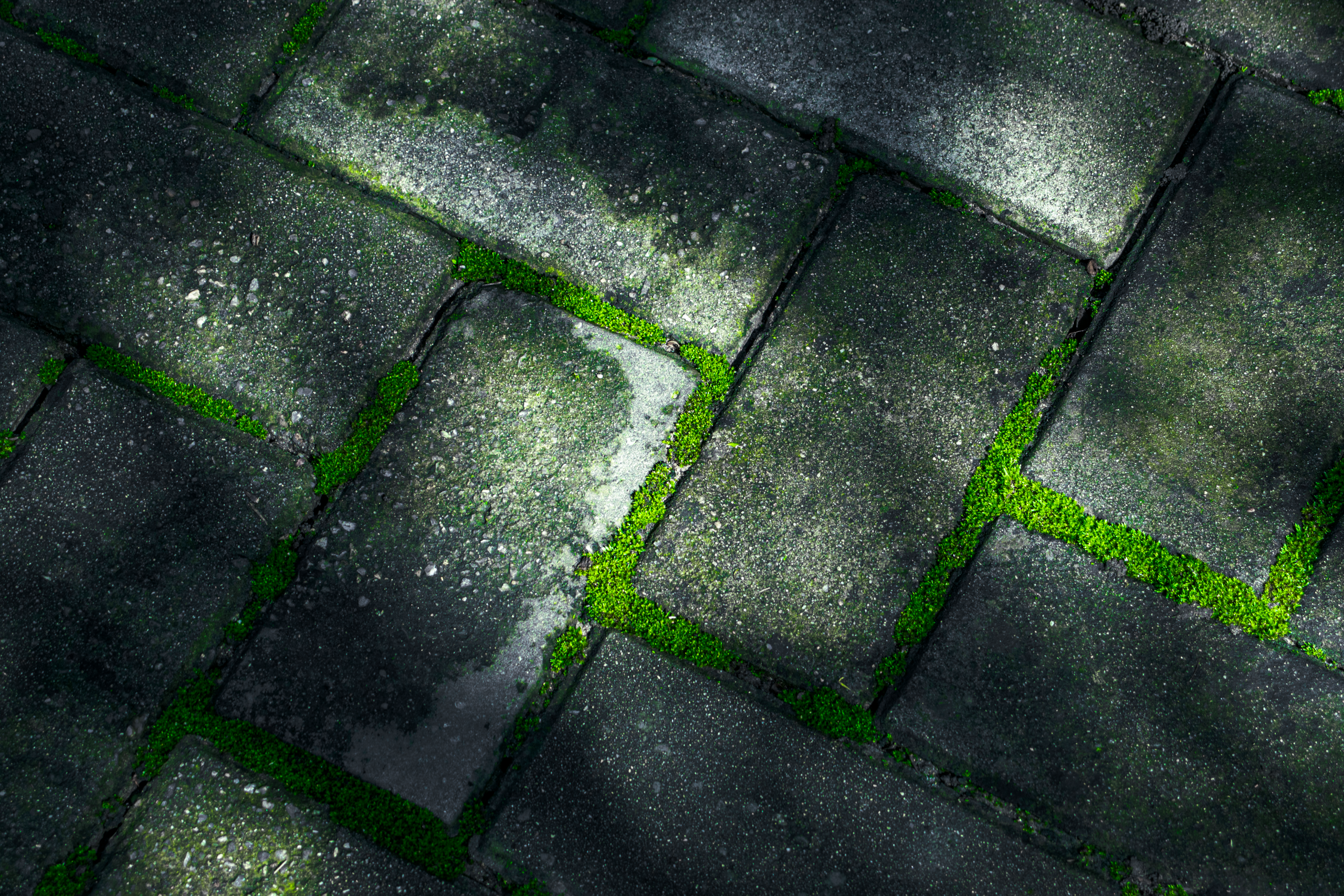 Generic stock photo of natural stone paving slabs